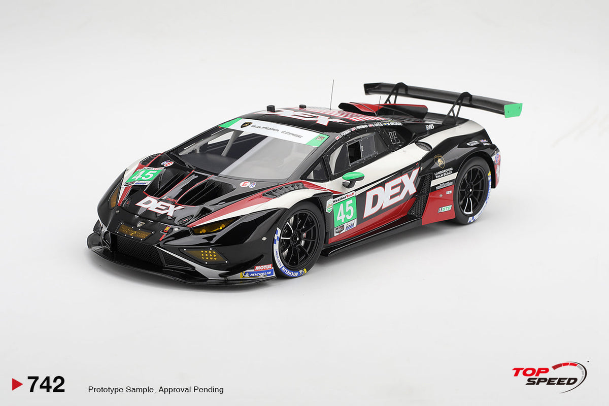 Topspeed Lamborghini Huracan GT3 EVO2 #45 DEX Wayne Taylor Racing IMSA ...